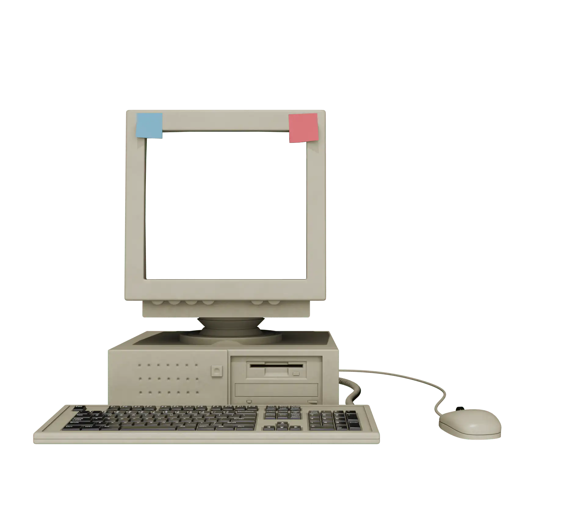 Old computer screen
